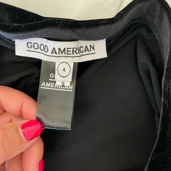 Good American velour ruched midi skirt - Picture 7 of 7